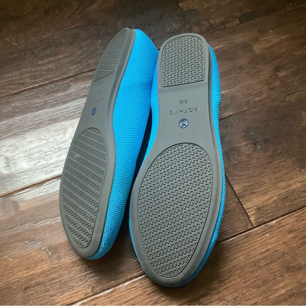 Rothy's Vibrant Blue Women's Flats 8.5 new - Picture 2 of 2